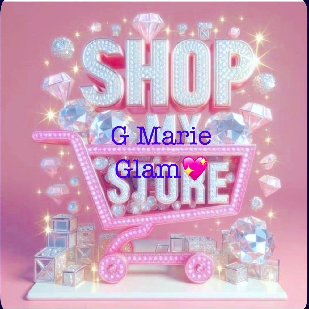 Pink Glam Shopping Cart Decor